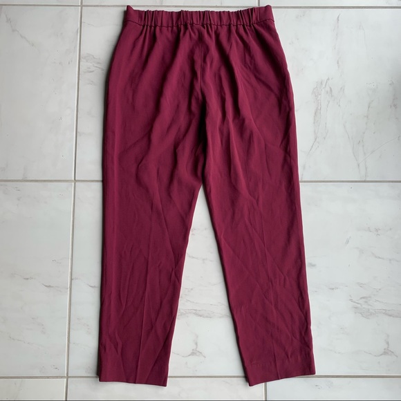 Aritzia Babaton Cohen pants Barolo maroon trousers - Picture 4 of 8